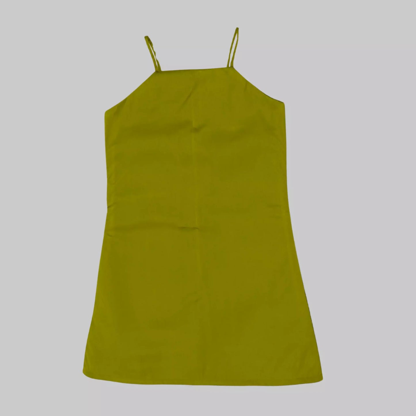 Green A Line Frock With One Shoulder Silk Jacket image 3