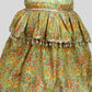 Puff Sleeves Green Frock image 3