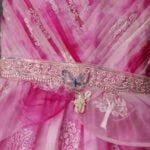 Pink Pleated Long Gown image 4