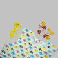 A Line Frock Knee Length Animal Print - White image 2