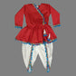 Tulip White Dhoti & Red Angrakha Kurta for Boys image 0