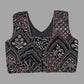 Black Embroidery Crop Top & Lehenga For Girls image 4
