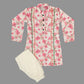 Floral Print Cotton Kurta and Pant for Boys image 1