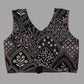 Black Embroidery Crop Top & Lehenga For Girls image 5