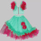 Sea Green Crop Top & Lehenga image 2