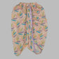 Purple Silk Kurta & Printed Dhoti For Boys image 4