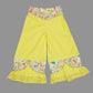 Printed Cotton Crop Top And Palazzo Pant for Girls image 2