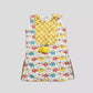 Kurta With Sharara Pant Animal Print – Yellow image 2