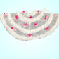 White Layered Frock With Poncho Coat image 2