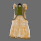 Orange Palazzo And Crop Top With Jacket image 1