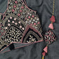 Black Embroidery Crop Top & Lehenga For Girls image 7