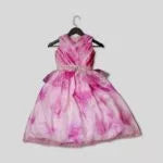Pink Pleated Long Gown image 3