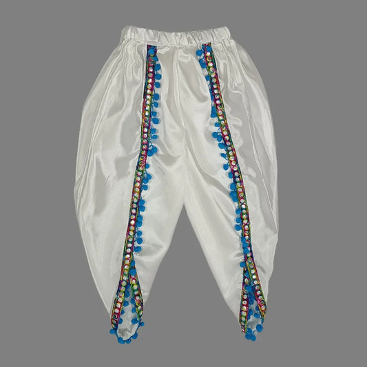 White Tulip Dhoti & Red Kurta for Boys image 2