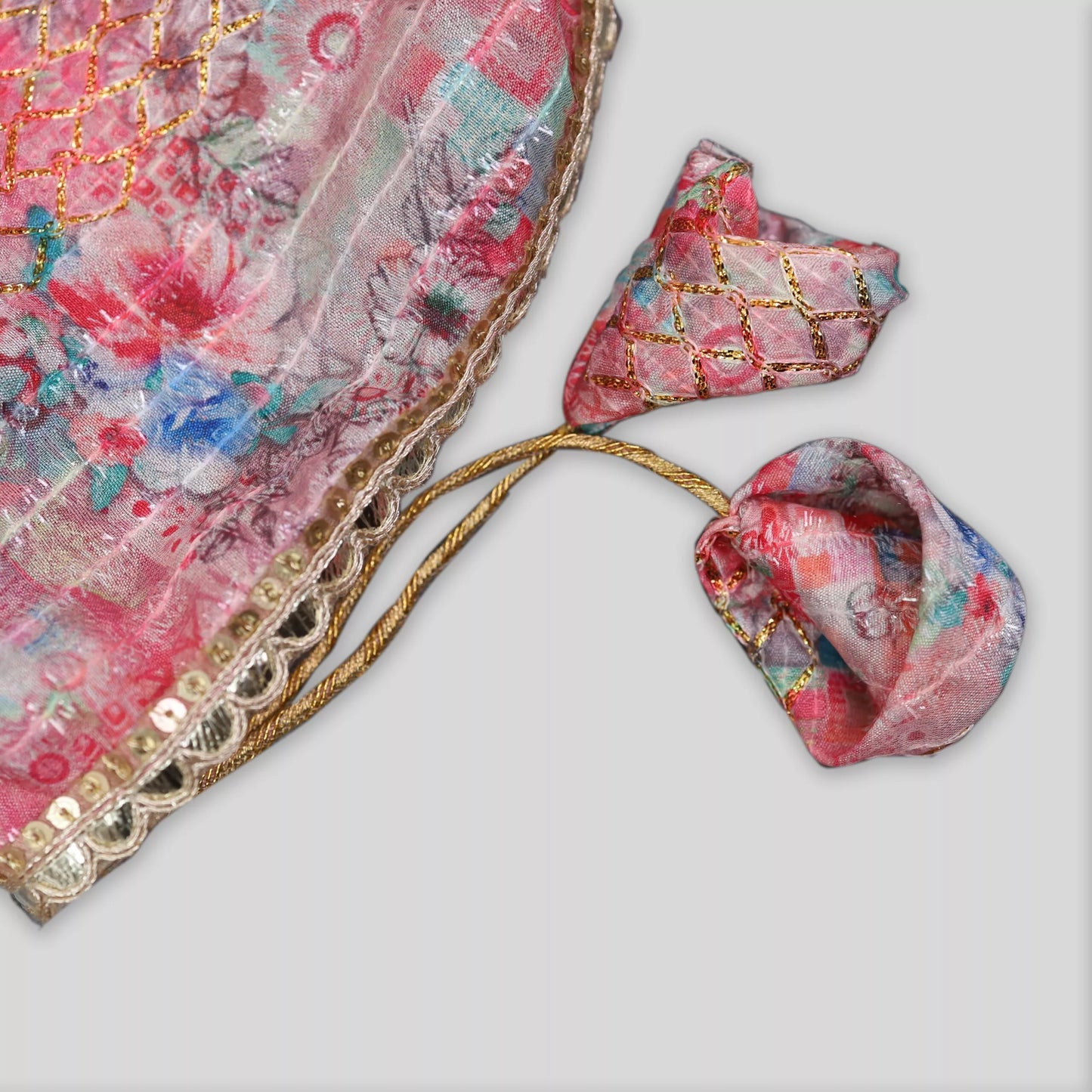 Pink Palazzo with Cape Style Top image 2