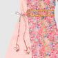 Pink Jumpsuit with One shoulder Jacket