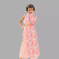 Pink Jumpsuit with One shoulder Jacket