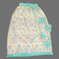 Multicolor Embroidered Lehenga And Aqua Blue Crop Top With Dupatta