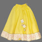 Multicolor Embroidered Crop Top And Yellow Lehenga With Dupatta