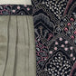 Grey Embroidered Silk Kurta & Dhoti Pant For Boys image 2