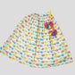 Crop Top With Lehenga Animal Print - Pink image 1
