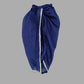 Lotus Embroidered Blue Kurta And Dhoti image 4
