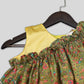 Green Palazzo with One Sleeve Crop Top image 3