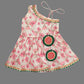 Floral Print One Shoulder Cotton Kurta With Sharara Pant For Girls image 2