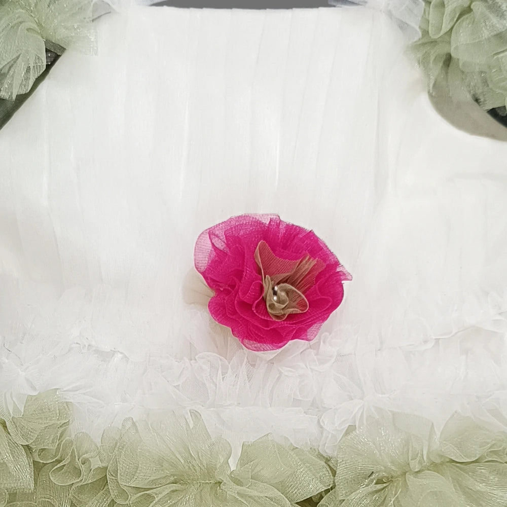 Multicolor Frilled Frock image 4