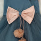 One Shoulder Grey Frock image 3